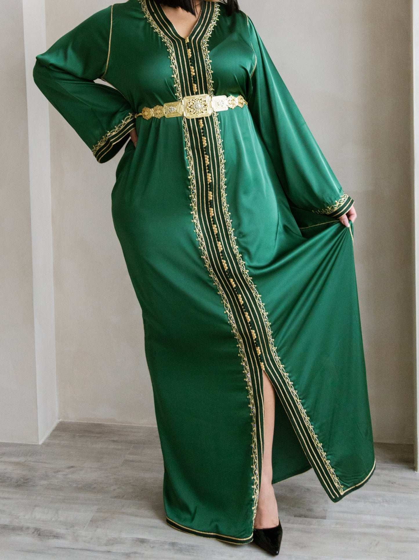 CAFTAN BOUCHRA VERT