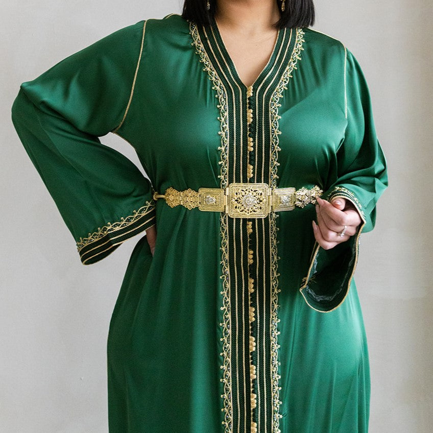 CAFTAN BOUCHRA VERT