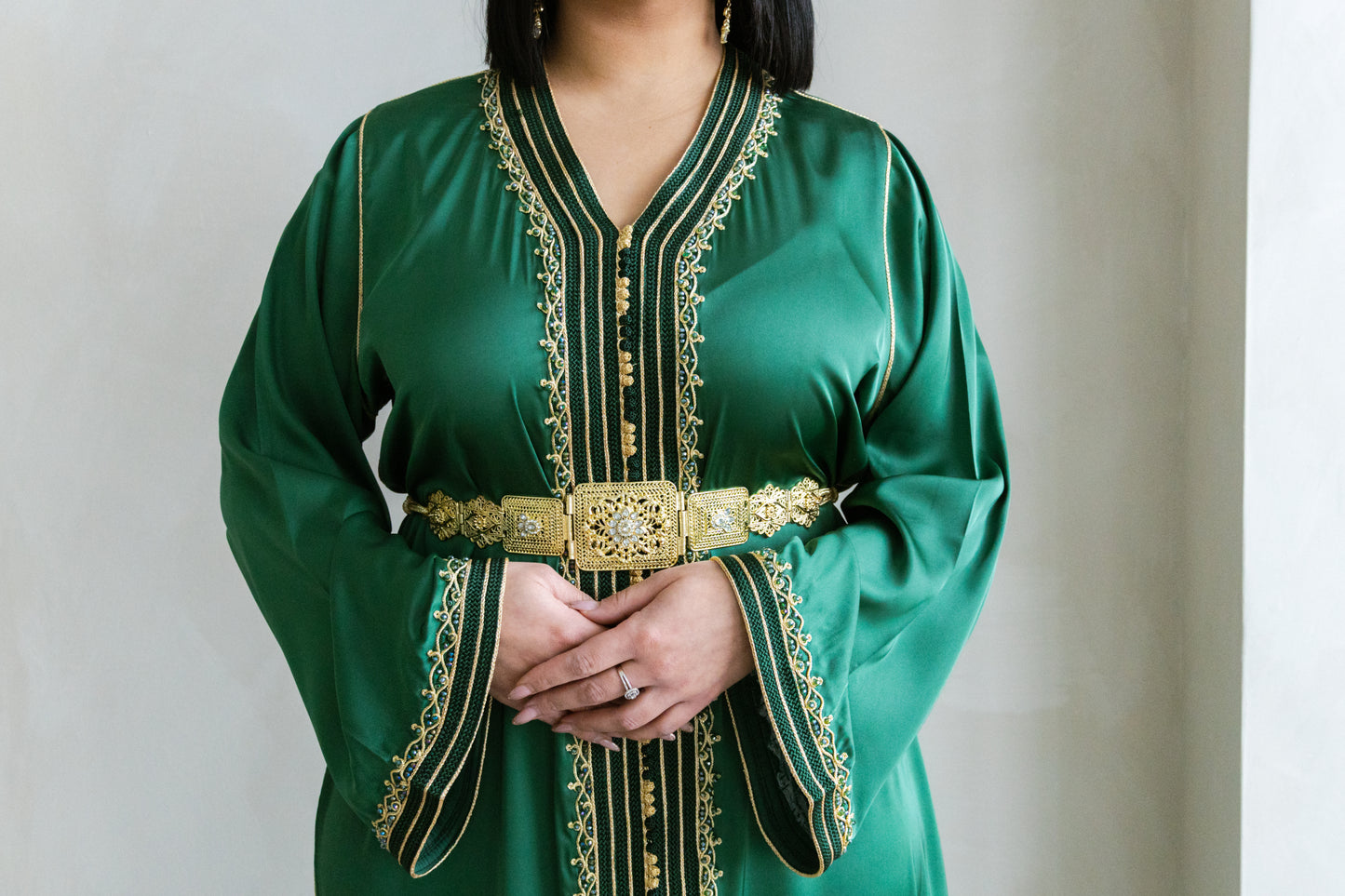 CAFTAN BOUCHRA VERT