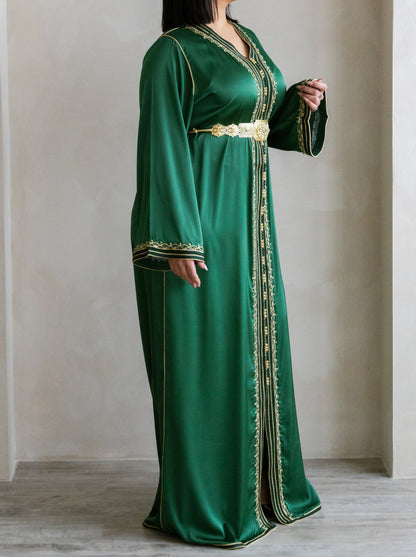 CAFTAN BOUCHRA VERT