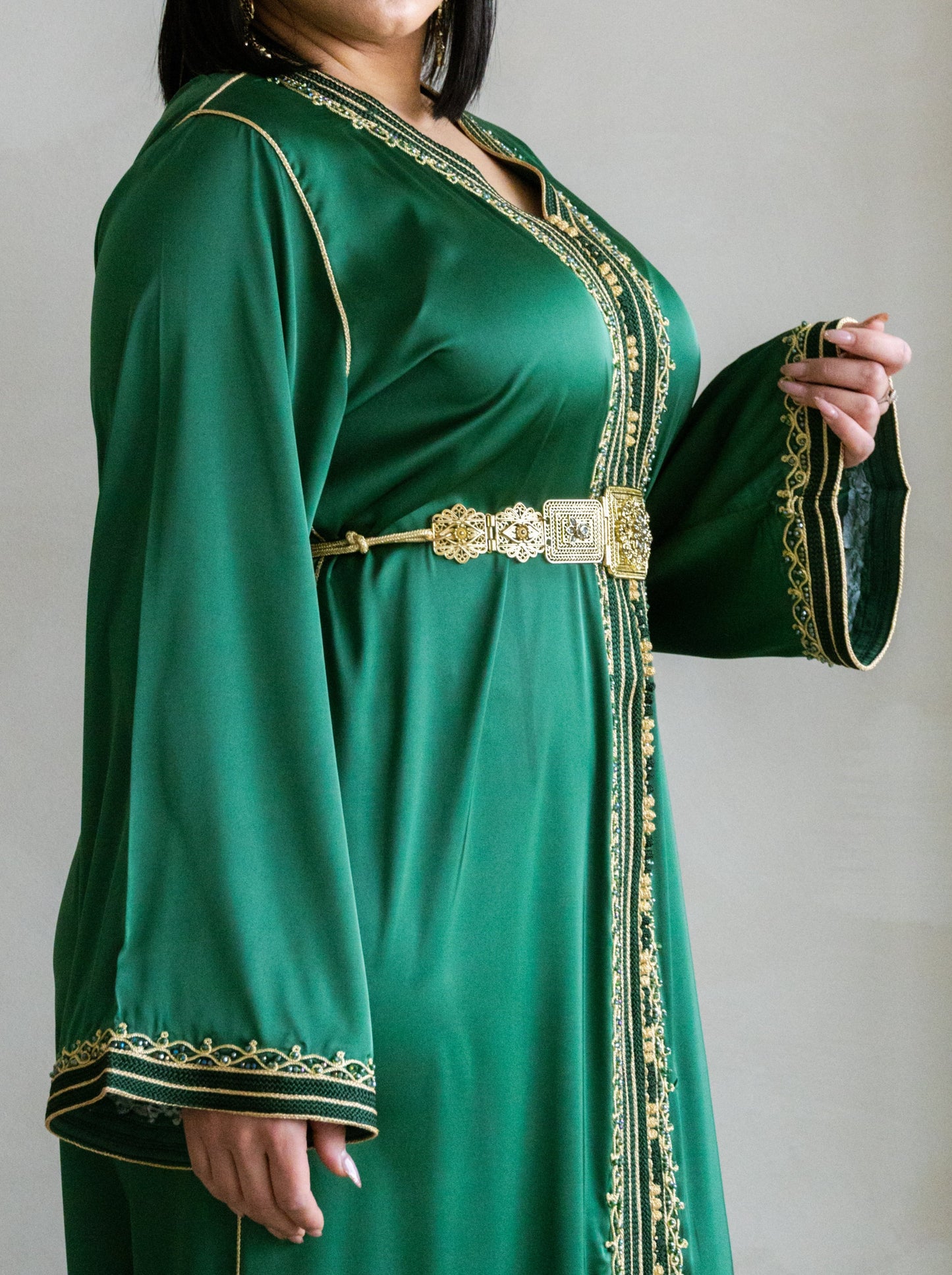 CAFTAN BOUCHRA VERT