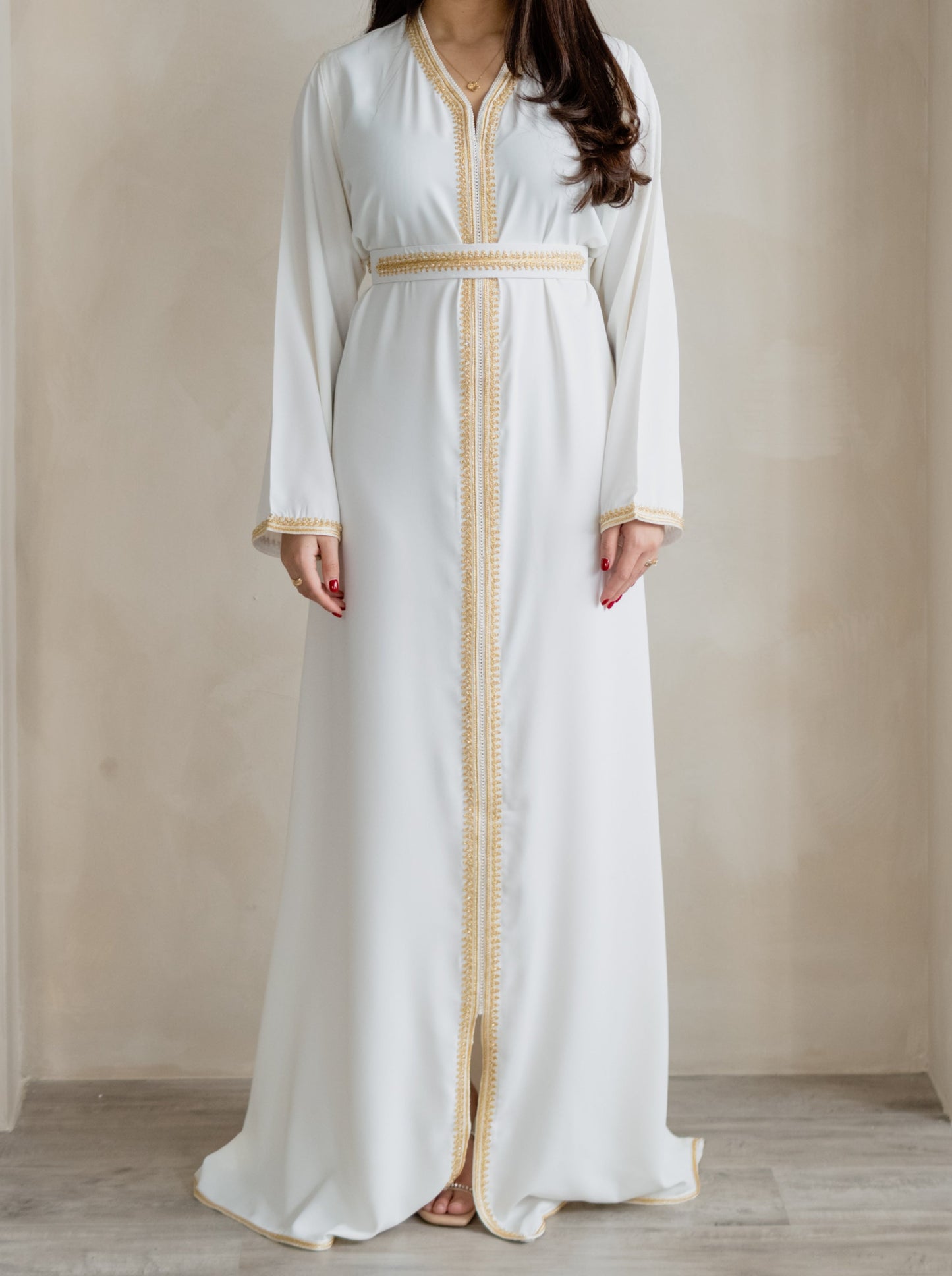 CAFTAN SOFIA BLANC