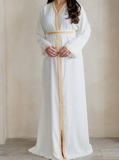 CAFTAN SOFIA BLANC