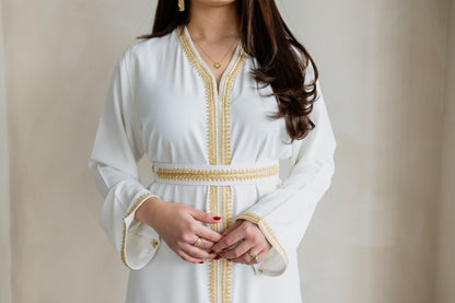 CAFTAN SOFIA BLANC