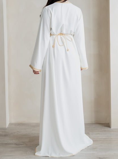 CAFTAN SOFIA BLANC