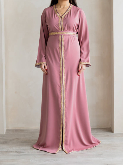 CAFTAN SOFIA VIEUX ROSE