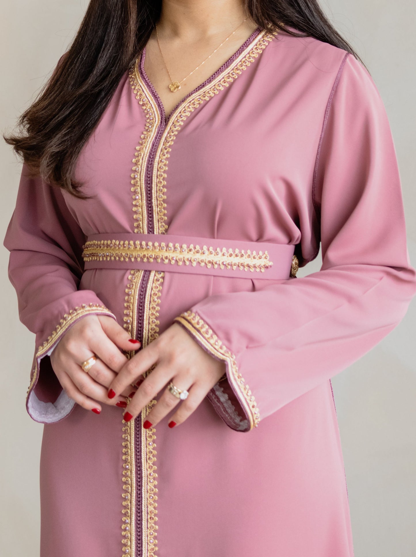 CAFTAN SOFIA VIEUX ROSE