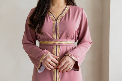 CAFTAN SOFIA VIEUX ROSE