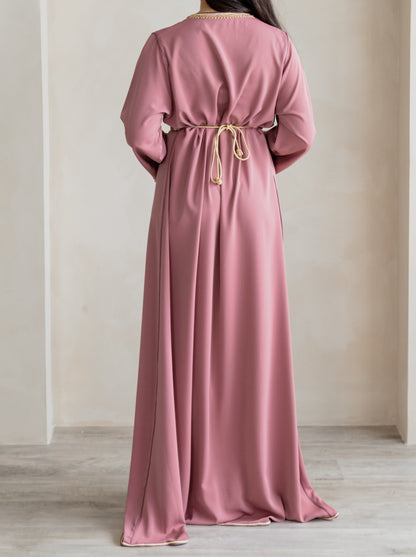 CAFTAN SOFIA VIEUX ROSE