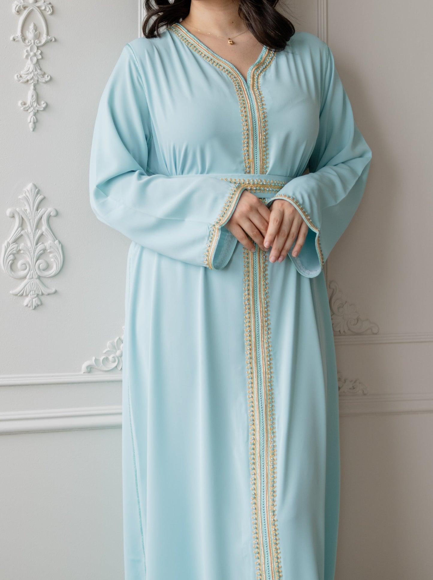 CAFTAN SOFIA BLEU CIEL