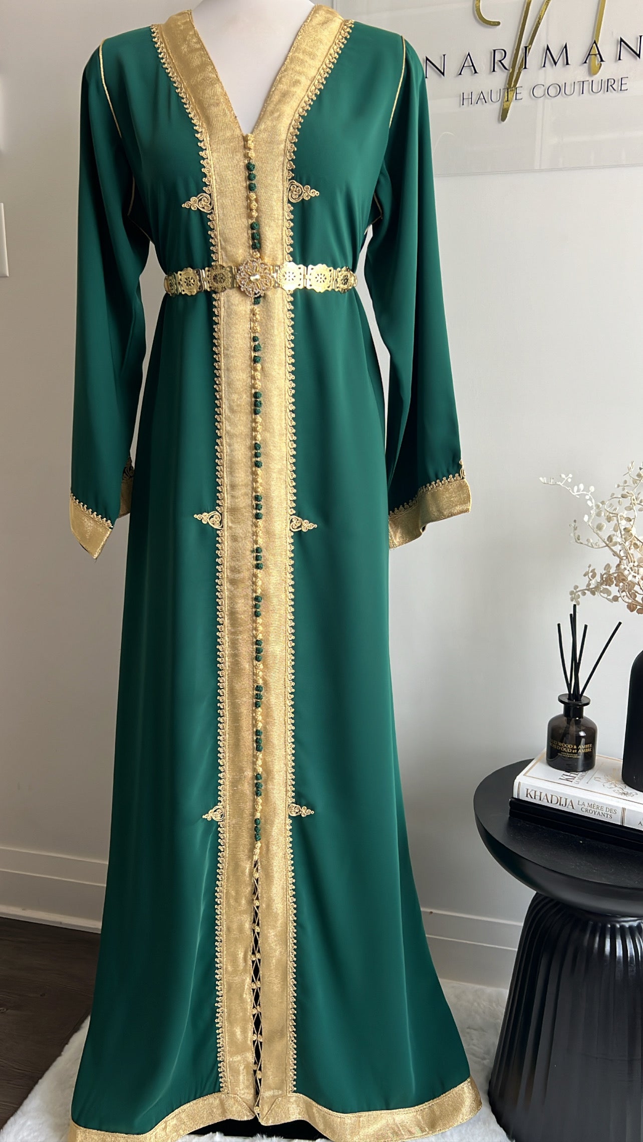 CAFTAN MALIKA VERT