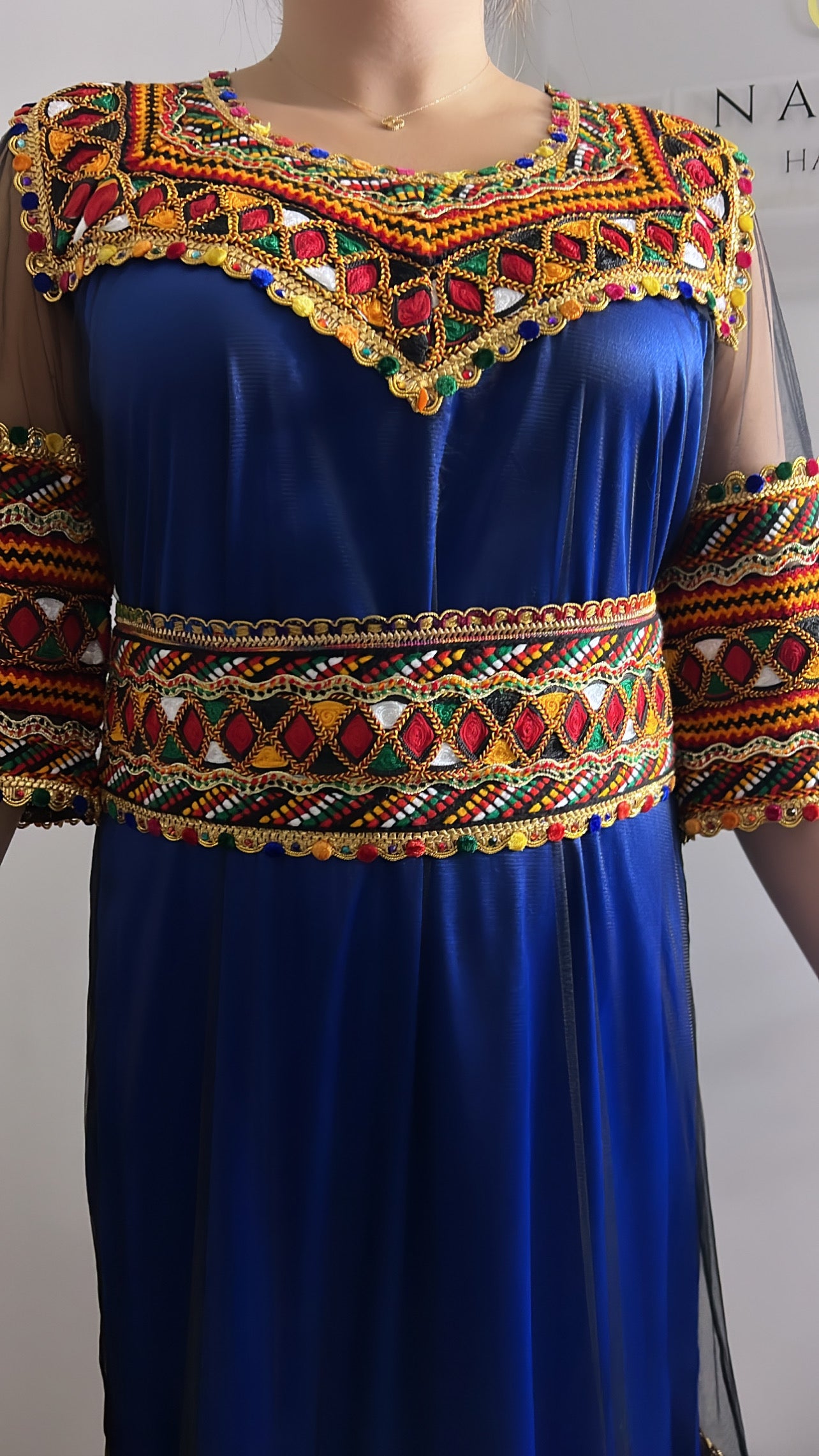 ROBE KABYLE BLEUE 1