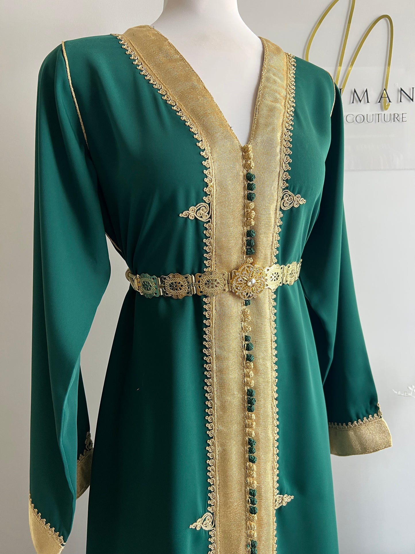 CAFTAN MALIKA VERT