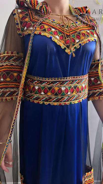 ROBE KABYLE BLEUE 1