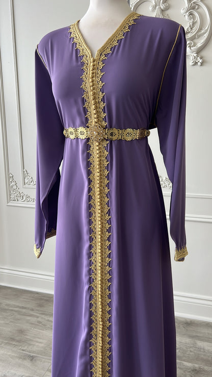 CAFTAN NAWAL MAUVE