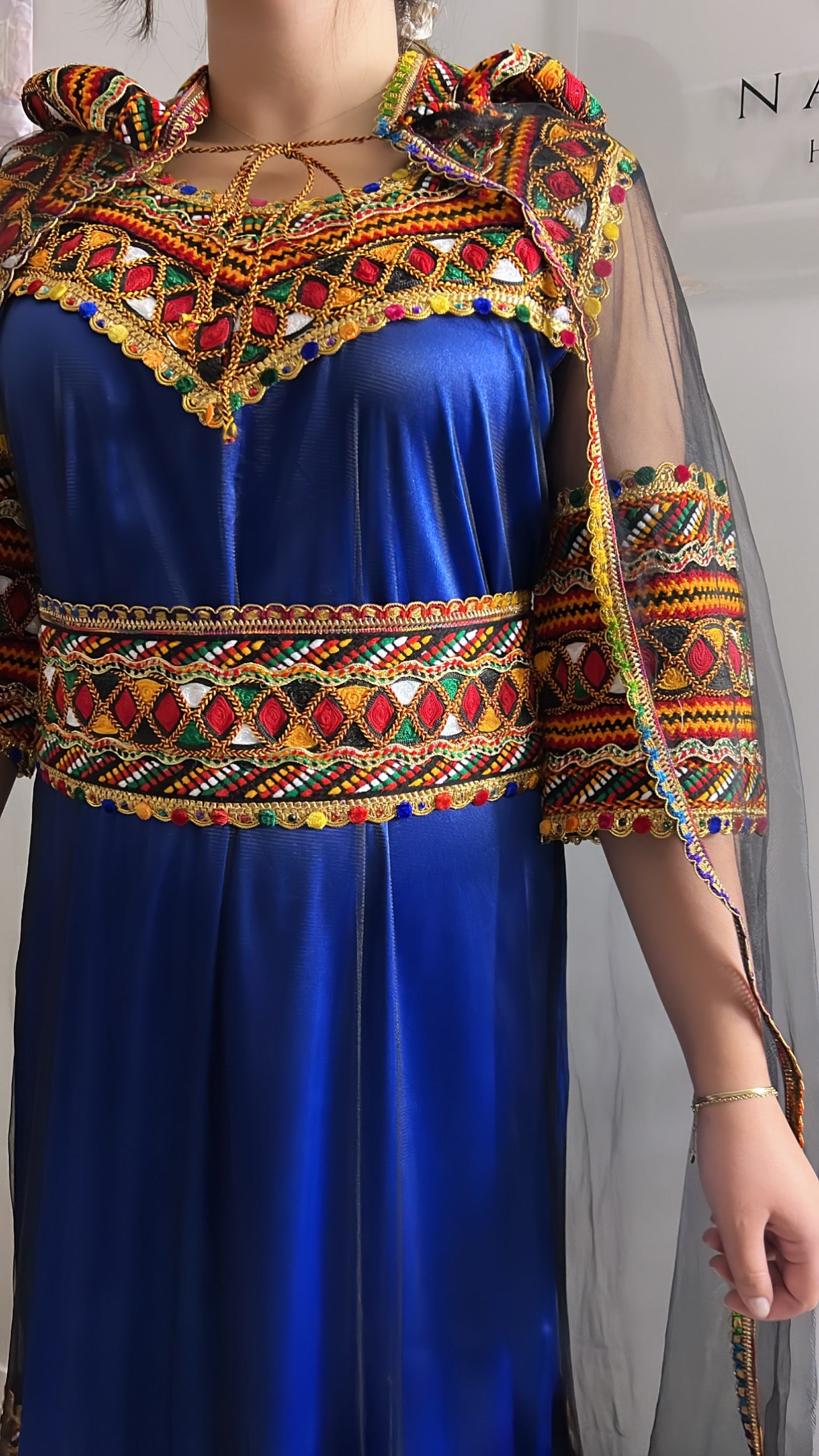 ROBE KABYLE BLEUE 1