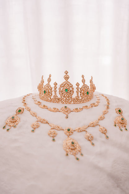 PARURE MARIÉE ÉMERAUDE